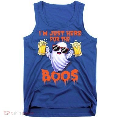Im Just Here For The Boos Ghost Ing Halloween Beer Gift Tank Top