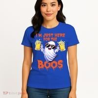 Im Just Here For The Boos Ghost Ing Halloween Beer Gift Women's T-Shirt thumb 4