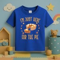 Im Just Here For The Pie Funny Thanksgiving Pumpkin Pie Gift Toddler T-Shirt thumb 3
