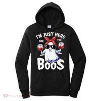 Im Just Here For The Boos Halloween Ghost Cute Funny Women's Hoodie thumb 0