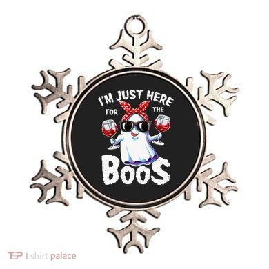 Im Just Here For The Boos Halloween Ghost Cute Funny Ornament