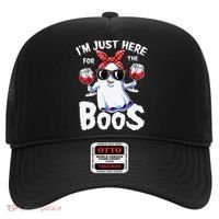 Im Just Here For The Boos Halloween Ghost Cute Funny Hat thumb 0