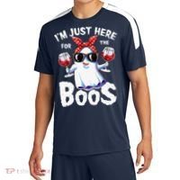 Im Just Here For The Boos Halloween Ghost Cute Funny Sport-Tek Competitor United Soccer Jersey thumb 0