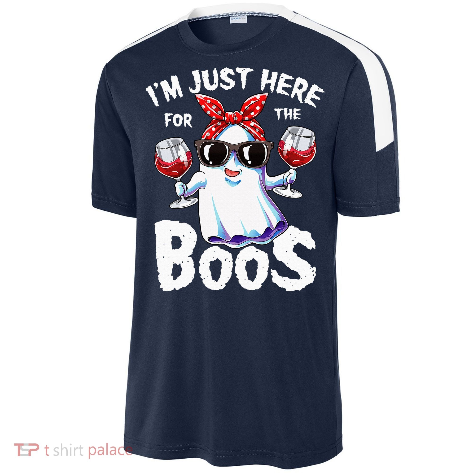 Im Just Here For The Boos Halloween Ghost Cute Funny Sport-Tek Competitor United Soccer Jersey