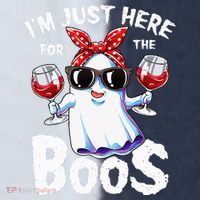 Im Just Here For The Boos Halloween Ghost Cute Funny Sport-Tek Competitor United Soccer Jersey thumb 4