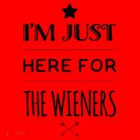 Im Just Here For The Wieners Summer Hot Dog Camping Funny Gift Great Gift Santa Hat thumb 1