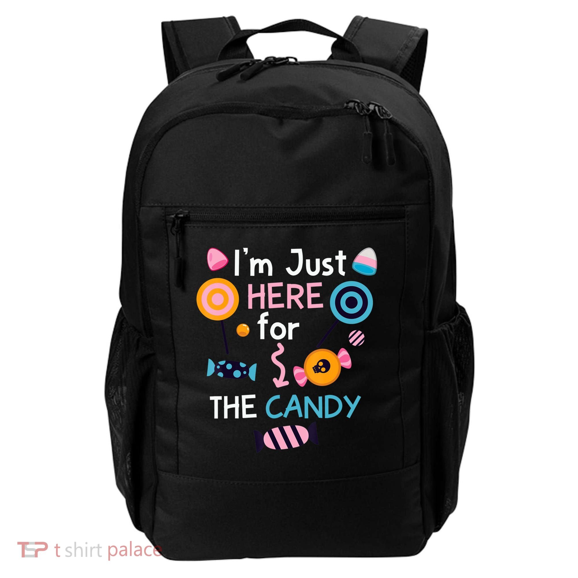 I'm Just Here For The Candy Cute Halloween Candy Party Backpack