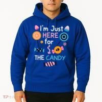 I'm Just Here For The Candy Cute Halloween Candy Party Hoodie thumb 2