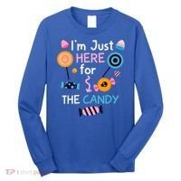 I'm Just Here For The Candy Cute Halloween Candy Party Long Sleeve Shirt thumb 0