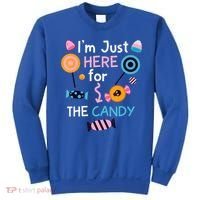 I'm Just Here For The Candy Cute Halloween Candy Party Sweatshirt thumb 0
