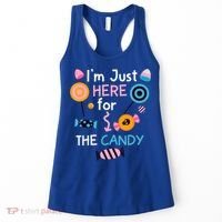 I'm Just Here For The Candy Cute Halloween Candy Party Women's Tank Top thumb 0