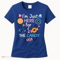 I'm Just Here For The Candy Cute Halloween Candy Party Women's T-Shirt thumb 0