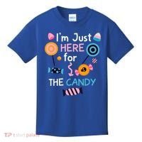 I'm Just Here For The Candy Cute Halloween Candy Party Kids T-Shirt thumb 0