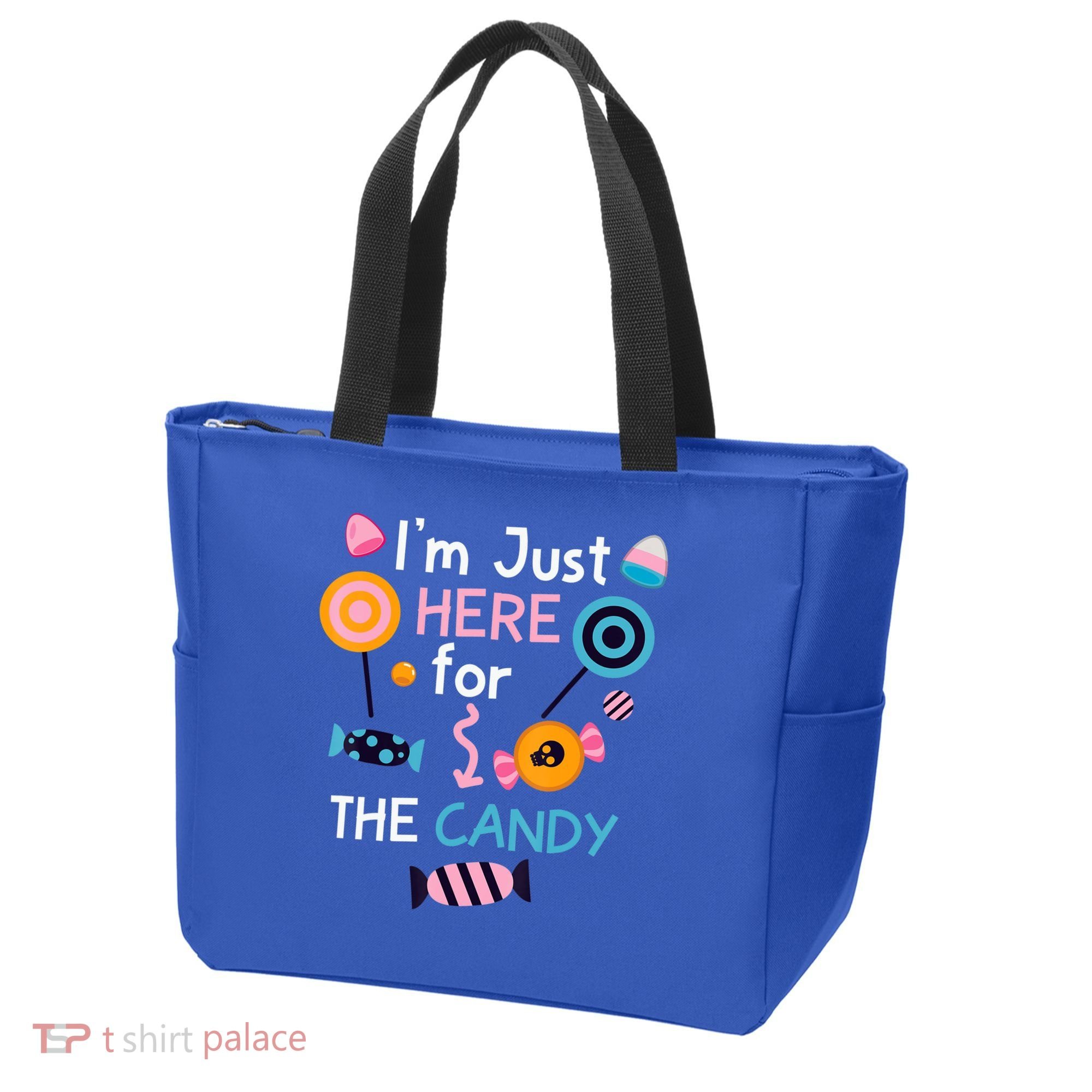 I'm Just Here For The Candy Cute Halloween Candy Party Tote Bag