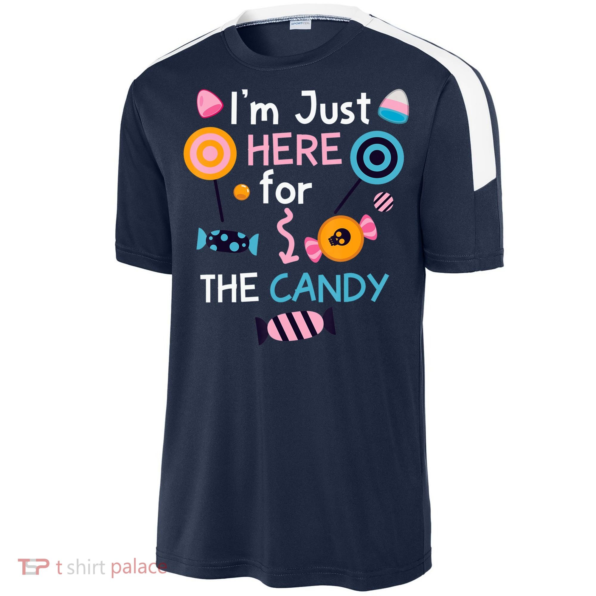 I'm Just Here For The Candy Cute Halloween Candy Party Sport-Tek Competitor United Soccer Jersey