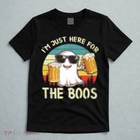 I'm Just Here For The Boos Funny Halloween Beer Lovers Drink T-Shirt thumb 5