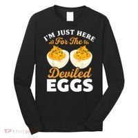 IM Just Here For The Deviled Eggs Long Sleeve Shirt thumb 0