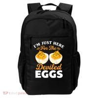 IM Just Here For The Deviled Eggs Backpack thumb 0