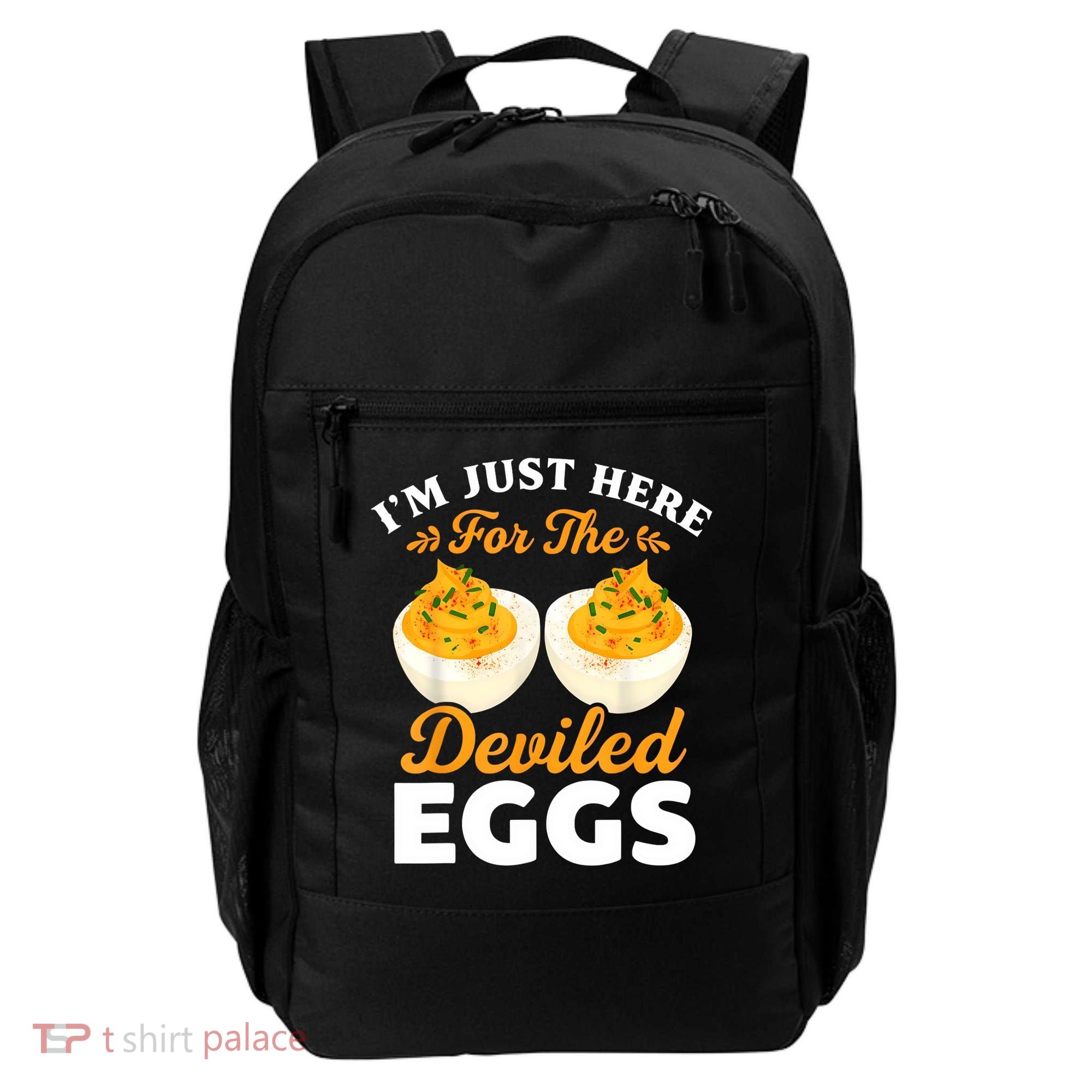 IM Just Here For The Deviled Eggs Backpack