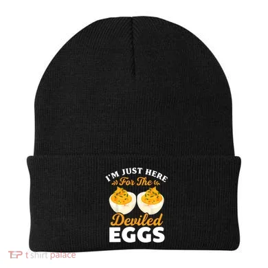 IM Just Here For The Deviled Eggs Beanie