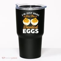 IM Just Here For The Deviled Eggs Tumbler thumb 0