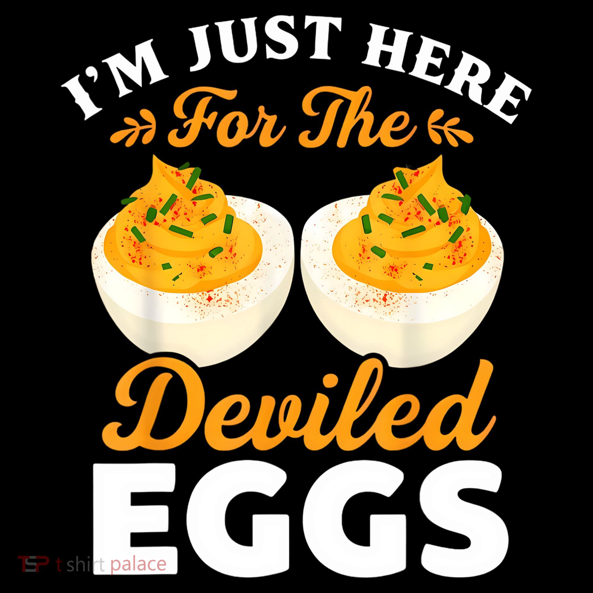 IM Just Here For The Deviled Eggs Baby Bodysuit
