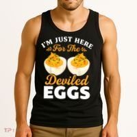 IM Just Here For The Deviled Eggs Tank Top thumb 3