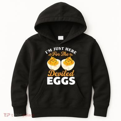 IM Just Here For The Deviled Eggs Kids Hoodie
