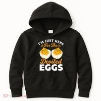 IM Just Here For The Deviled Eggs Kids Hoodie thumb 0