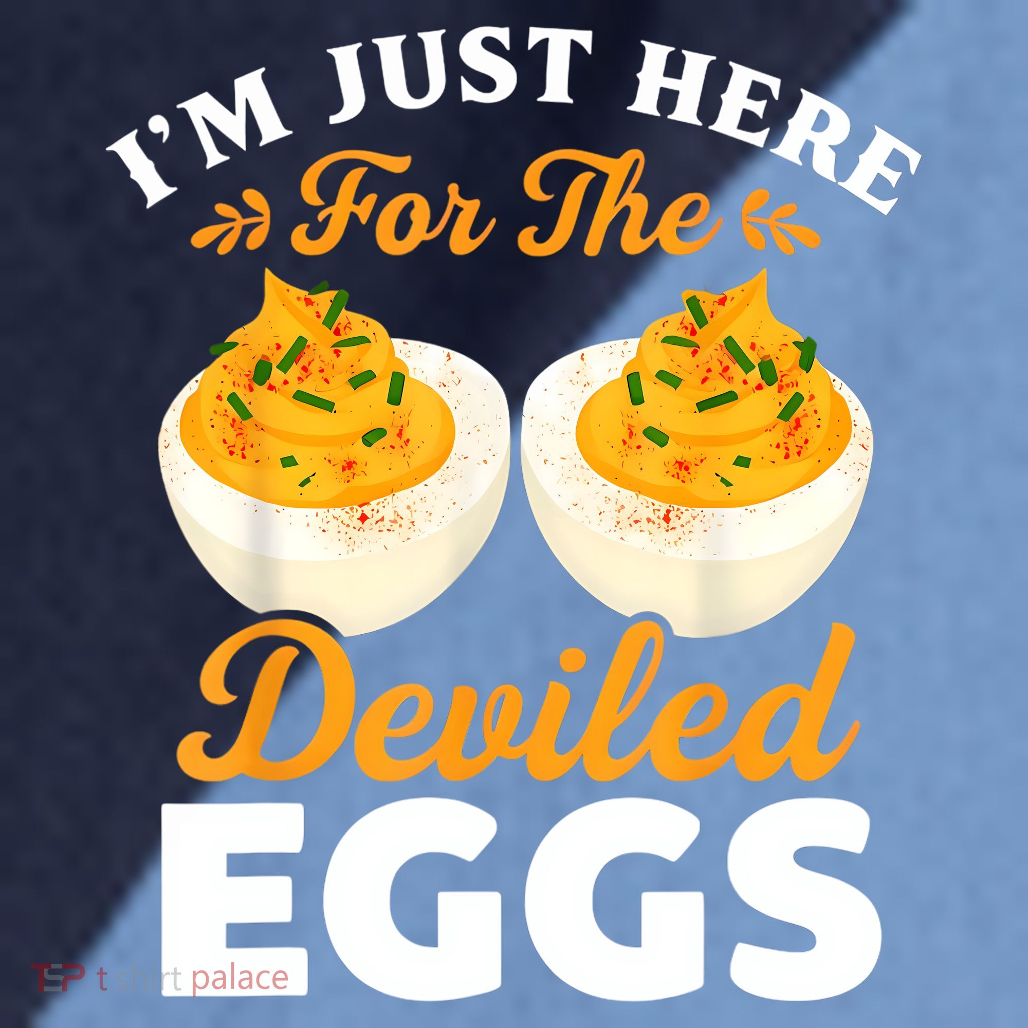 IM Just Here For The Deviled Eggs Raglan Baseball Sleeve Shirt