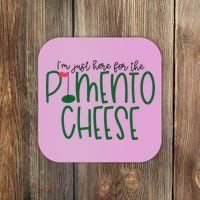 I'm Just Here For The Pimento Cheese Georgia Golf Coaster thumb 0