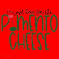I'm Just Here For The Pimento Cheese Georgia Golf Santa Hat thumb 1
