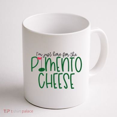 I'm Just Here For The Pimento Cheese Georgia Golf Coffee Mug back