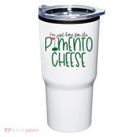 I'm Just Here For The Pimento Cheese Georgia Golf Tumbler thumb 0