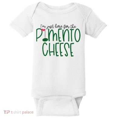 I'm Just Here For The Pimento Cheese Georgia Golf Baby Bodysuit