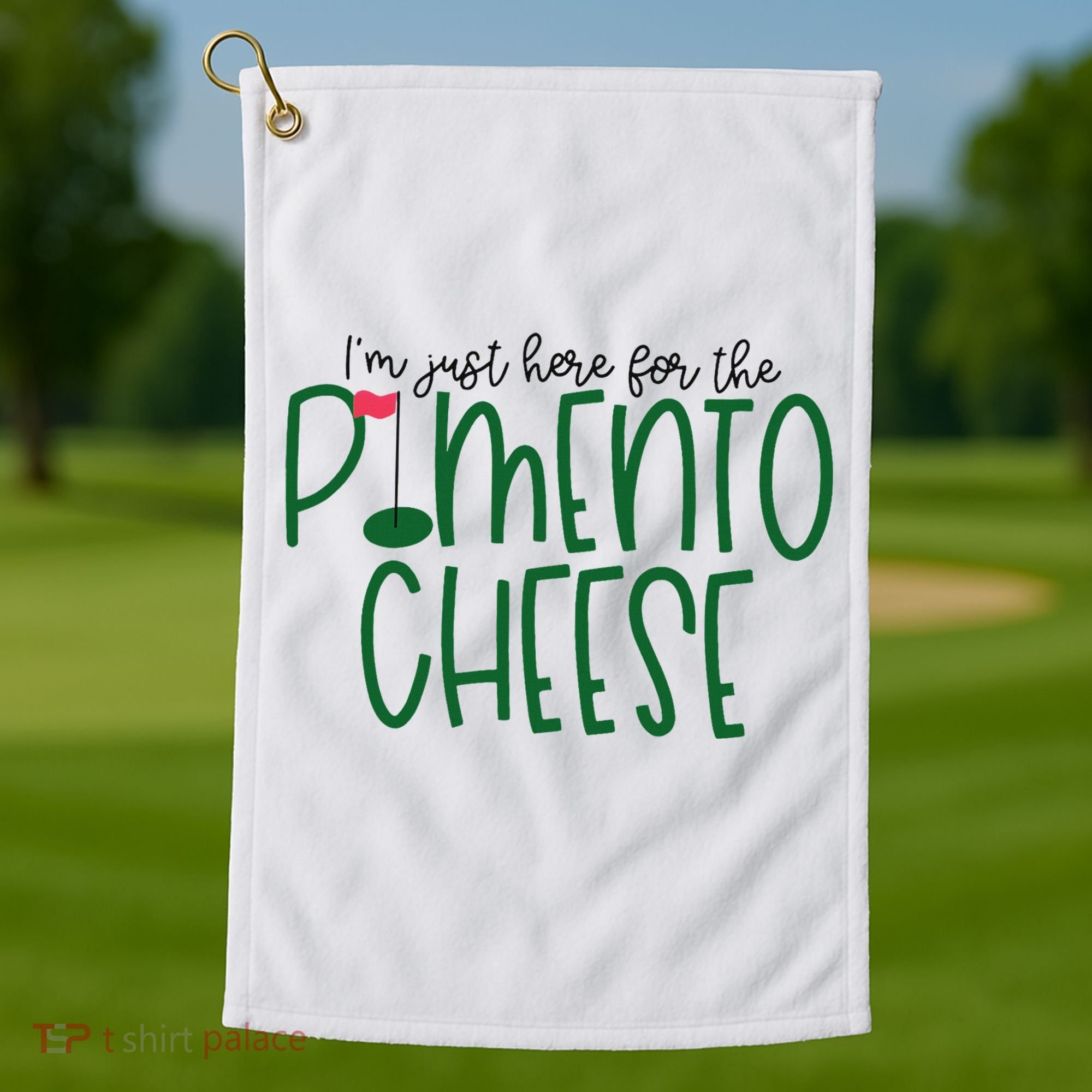 I'm Just Here For The Pimento Cheese Georgia Golf Golf Towel