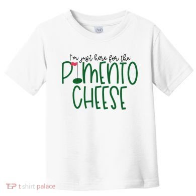 I'm Just Here For The Pimento Cheese Georgia Golf Toddler T-Shirt
