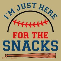 IM Just Here For The Snacks Funny Baseball Season Softball Hoodie thumb 7