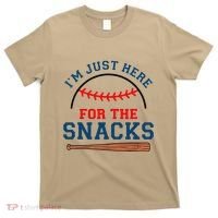 IM Just Here For The Snacks Funny Baseball Season Softball T-Shirt thumb 0