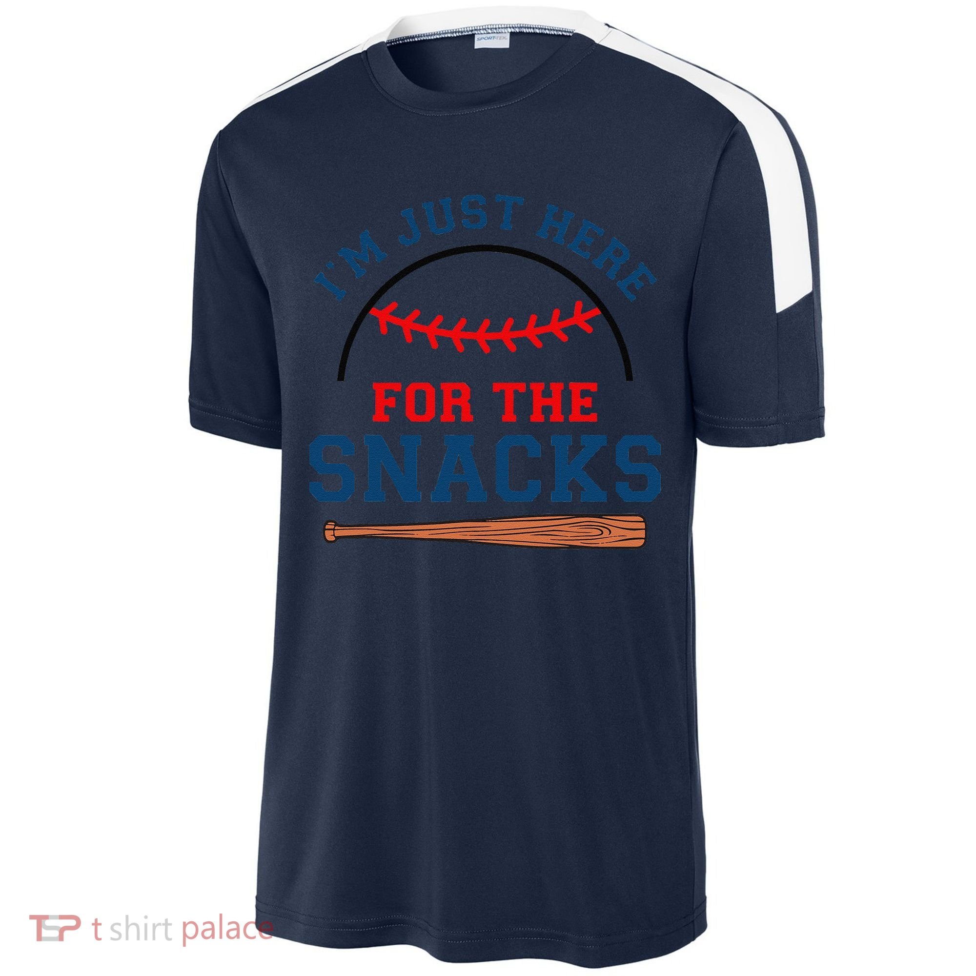 IM Just Here For The Snacks Funny Baseball Season Softball Sport-Tek Competitor United Soccer Jersey