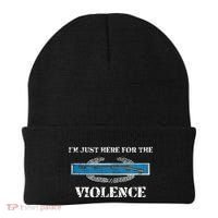IM Just Here For The Cib Combat Infantryman Badge Grunt Beanie thumb 0