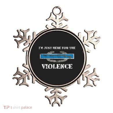 IM Just Here For The Cib Combat Infantryman Badge Grunt Ornament