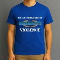 IM Just Here For The Cib Combat Infantryman Badge Grunt T-Shirt thumb 3