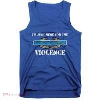IM Just Here For The Cib Combat Infantryman Badge Grunt Tank Top thumb 0