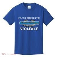 IM Just Here For The Cib Combat Infantryman Badge Grunt Kids T-Shirt thumb 0