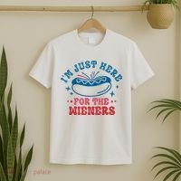 Im Just Here For The Wieners 4th Of July Hot Dogs T-Shirt thumb 2