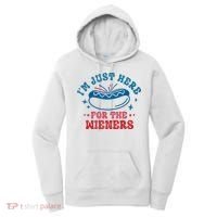 Im Just Here For The Wieners 4th Of July Hot Dogs Women's Hoodie thumb 0