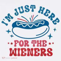 Im Just Here For The Wieners 4th Of July Hot Dogs Women's Tank Top thumb 5