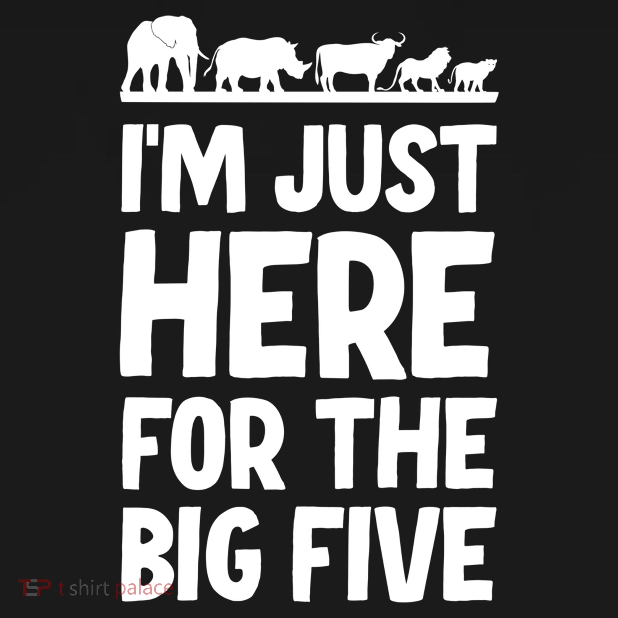 I'm Just Here For The Big Five Africa Safari Family Trip Cute Gift Women's Hoodie