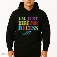 IM Just Here For Recess Funny Back To School Hoodie thumb 2
